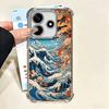 Японская волна Канагава Серфинг Покрытие Чехол для телефона Для Xiaomi Poco X5 X6 X7 X8 Pro Max F8 Ultra F7 M8 M7 M5S Redmi 15C 15 14C 13C