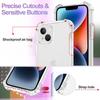 Ударопрочный чехол для iPhone 16 15 14 13 12 11 Pro Max Ультратонкий силиконовый мягкий прозрачный чехол для Apple 13 12 Mini 15 14 Plus Защитная крышка