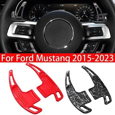2 шт. ABS Подрулевые лепестки переключения передач для Ford Mustang 2015 2016 2017 2018 Удлиненные накладки на лепестки переключения передач