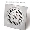 304 Stainless Steel Square Floor Drain Odor Proof Shower Floor Drain Floor Drain  Laundry Room
