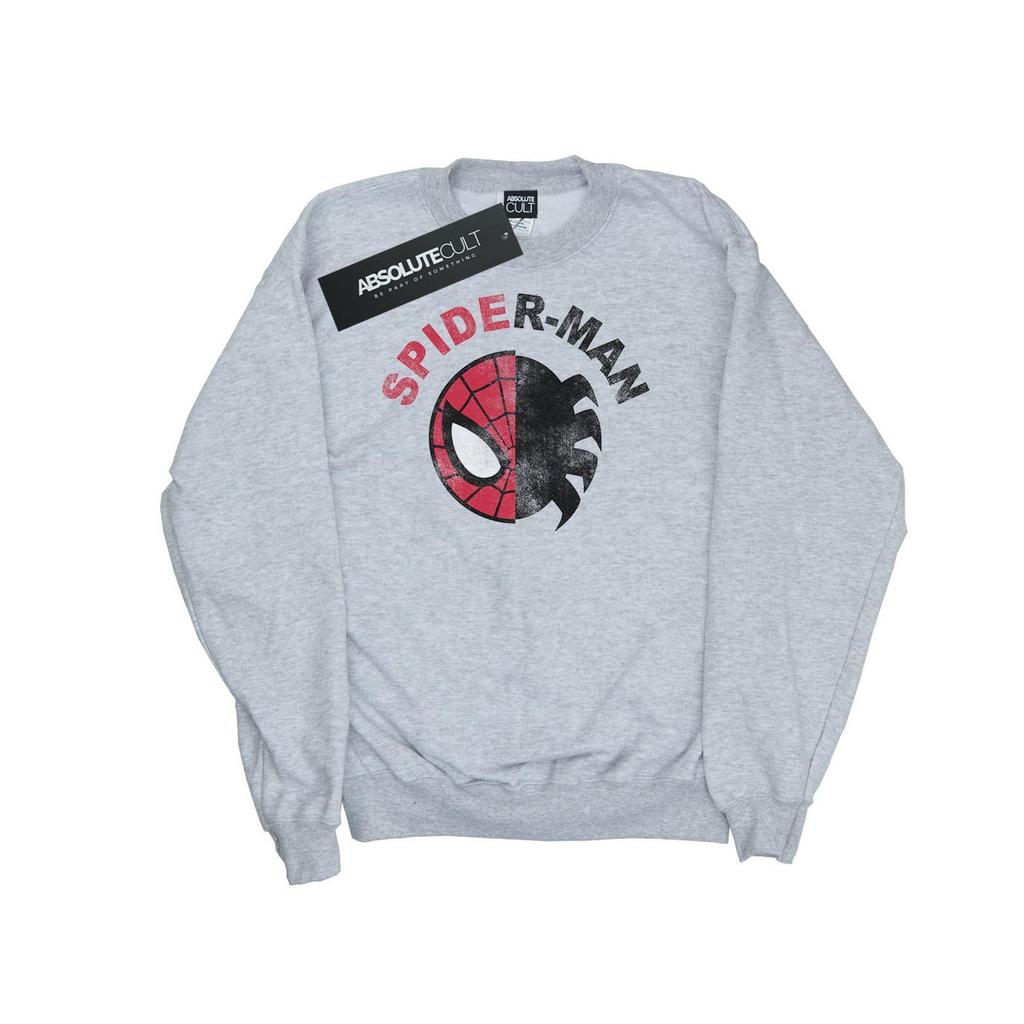 Marvel Mens Spider-Man Classic Split Sweatshirt