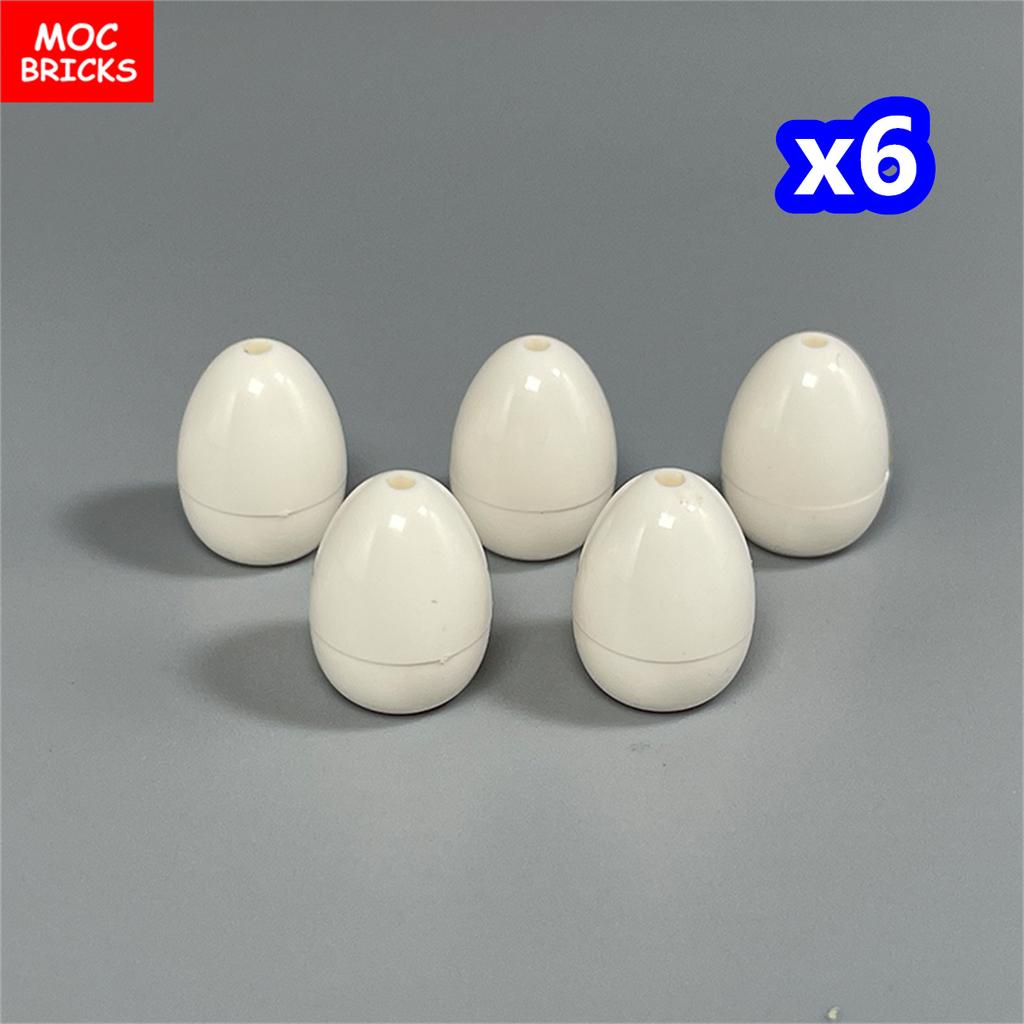 Non-Toxic Moc Bricks Window Fence Arch White Winter Snow Horse Figure City Architectural Church Accessories Children Christmas Toys