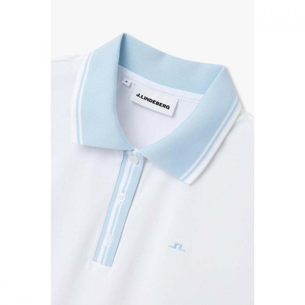 J.lindeberg 26 S S Women Golf Polo Jenna Pique