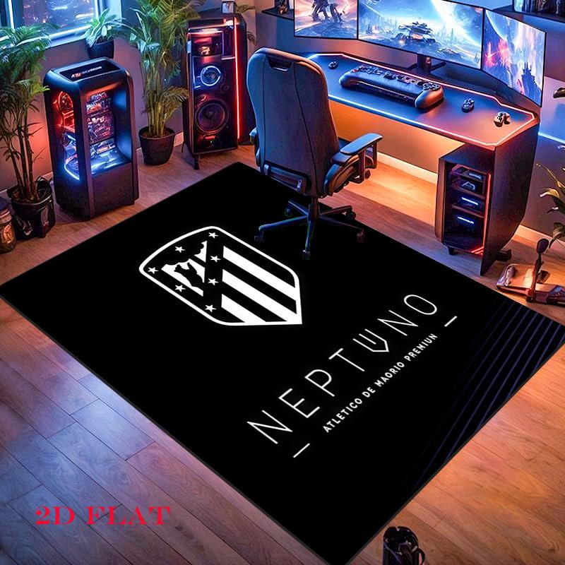 Atleti Carpet Rug for Living Room Bedroom Home Sofa Decoration,Kids play Nonslip Floor Mat