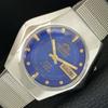 CRYSTAL 46941 АВТОМАТИЧЕСКИЕ ВИНТАЖНЫЕ ЯПОНСКИЕ МУЖСКИЕ ЧАСЫ С СИННИМ ЦИФЕРБЛАТОМ a706920-1
