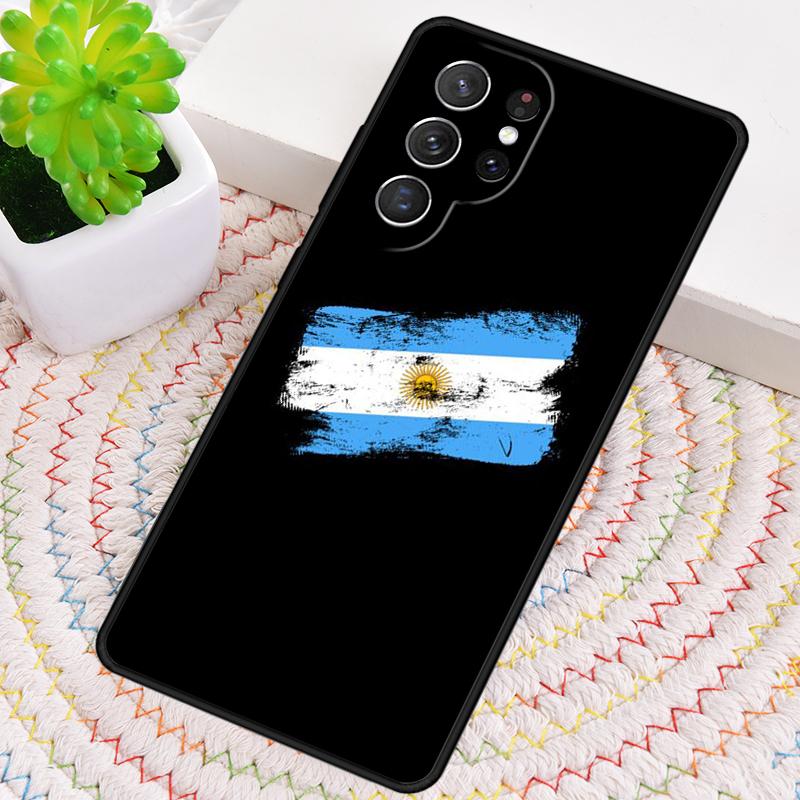 Мягкий чехол для телефона с флагом Аргентины для Samsung Galaxy note 10 pro S26 Ultra S23 S24 FE S25 S21 S22 PLUS ударопрочный чехол