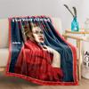 Red Coat Magazine-Style Photo for All Seasons Blanket Lunch Break Throw Gift
