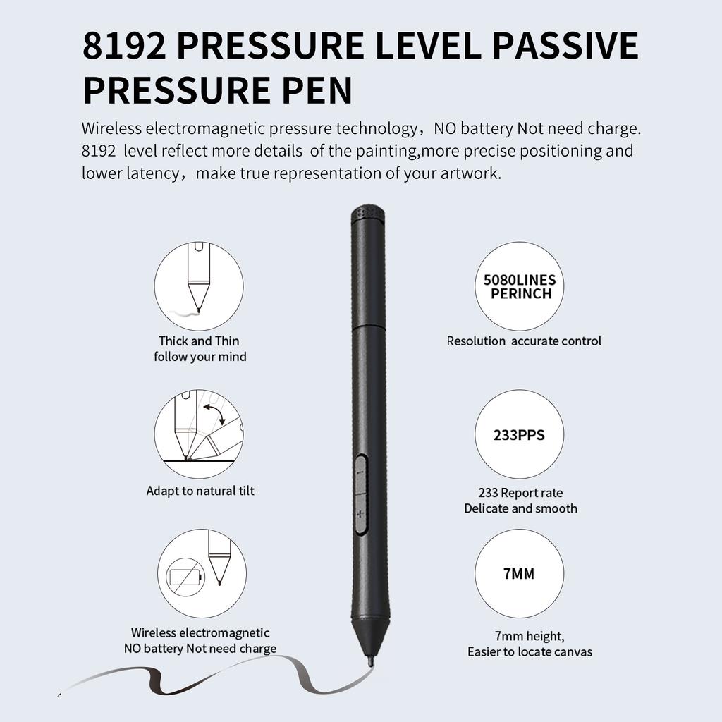 10moons T503 Digital Art Graphics Drawing Tablet 6 X3.9 Inches Ultralight Art Creation Sketch with