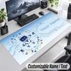 Astro Bot Personalized Large Mouse Pad Custom Name Text Extended Desk Mat Gaming Mousepad