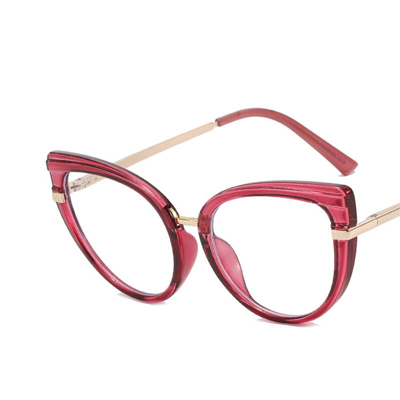 Модная оправа для очков 'Кошачий глаз' с защитой от синего света для женщин Оптические очки с блокировкой синего света Аксессуары Cateye