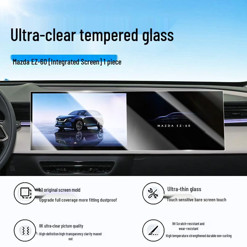 Tempered Glass Screen Protector for Mazda EZ60 Central Navigation Display