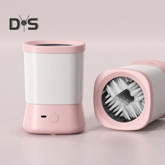 Автоматический очиститель для собачьих лап, перезаряжаемый через USB, силиконовая грязная машина для чистки лап для маленьких, средних и больших кошек и собак