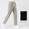 2025 New Summer Ice Silk Pants Thin Section Quick-drying Sports Pants Men's Loose Casual Straight Leg Sweat Pants