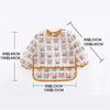 Baby Bibs Waterproof Long Sleeve Apron Cartoon Printing Baby Smock Bib For Eating Painting