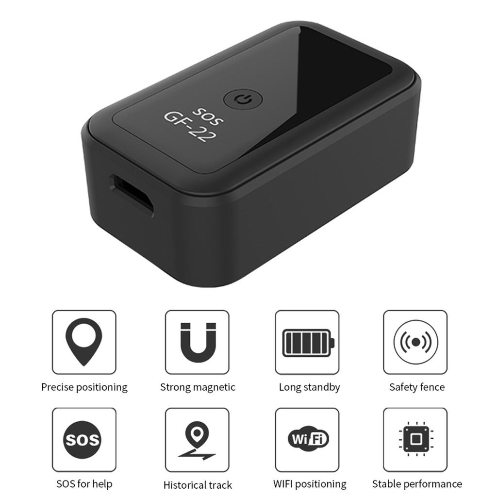 GF22 GPS Locator Wireless Intelligent Precise Positioning Car Motorcycle Antitheft Tracker