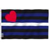 Anley Fly Breeze 3x5 Feet Leather Pride Flag - Leather Pride Flag