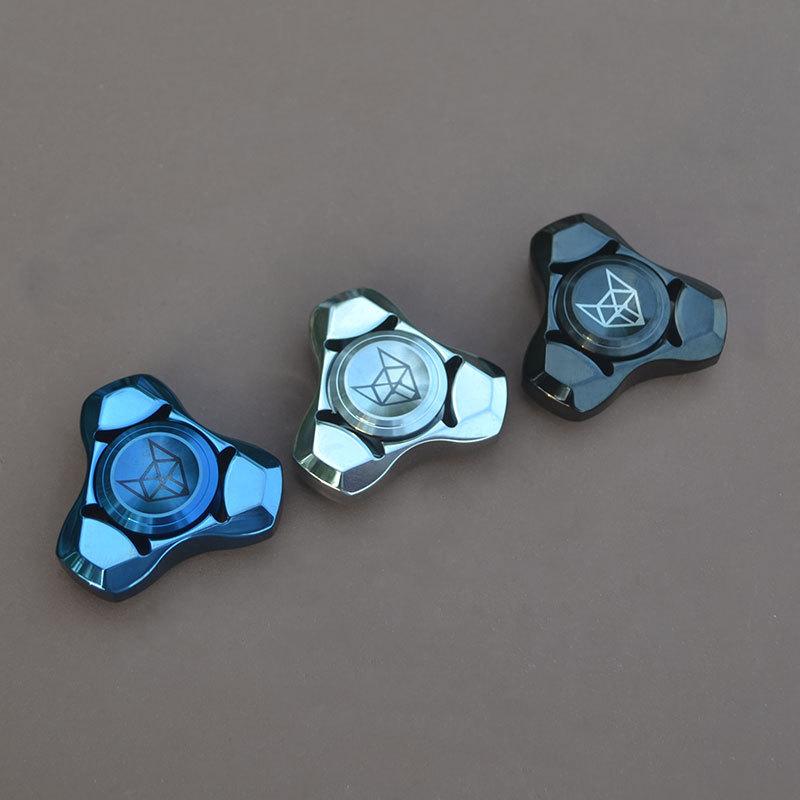 Stainless Steel Precision Hight Quality Tri-spinner Fidget Toy Flying Metal Finger Spinner Fidget Spinner Promotional Toys