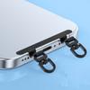 Ultra-thin Lanyards Card Metal Sling Rope Card Clip Luxury Hanging Piece  Mobile Phone