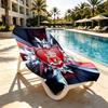 football club.C Print Beach Towel Design, Soft, Lightweight. for Home Bathroom, Spa, Pool, Yoga, Surfing, Camping, Gift for Family, Friend