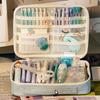 Candy Colors Large Capacity Simple Pen Bag Stationery Pencil Cases  Makeup Brush Storage Bag
