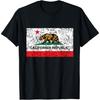 Футболка с флагом Калифорнийской Республики Cali Flag Socal Norcal Cencal T