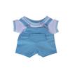COZENTA Plush Doll Clothes Overalls and Set Light T-Shirt (20cm, Blue)