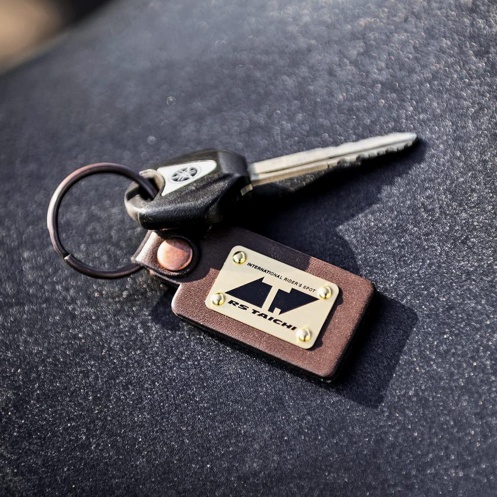 РС Тайчи (РСТАИЧИ) РС Тайчи (РСТАИЧИ) Брелок для ключей кожаный латунный пластинчатый T. Брелок для ключей Mark RSA002BLACKONESIZE