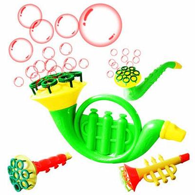 Музыкальный инструмент, пистолет для выдувания пузырей, мыльный пузырь, флейта, саксофон, тромбон, рожок, уличные детские забавные развивающие игрушки