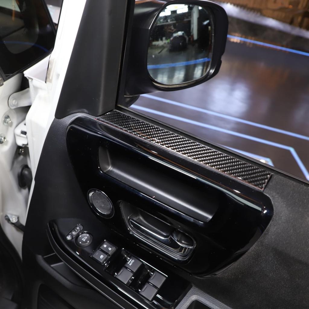 Sauicemy Car Interior Inner Window Car Interior Decorative Trim Car Window Decorative Door Protective Interior Compatible with Honda Set Panel, Panel,