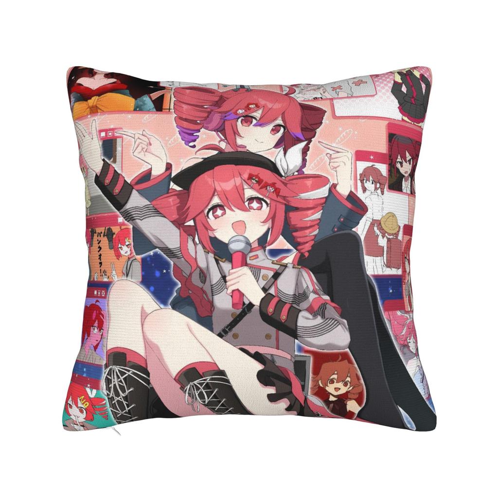 Teto Kasane Chibi Cartoon Anime Pillow Cover Soft Cushion Cover Vintage Pillow Case For Sofa Car Home Decor
