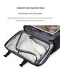 Multifunctional Travel Laptop Backpack, Expandable Vacuum Compressible Carry-On, Single Shoulder Bag for Men and Women