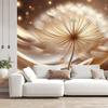 Wallpaper Flowers gold glamour