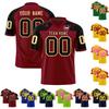 Custom Football Jerseys Personalized Printed Team Name & Number Sports Uniform For Men Women Youth