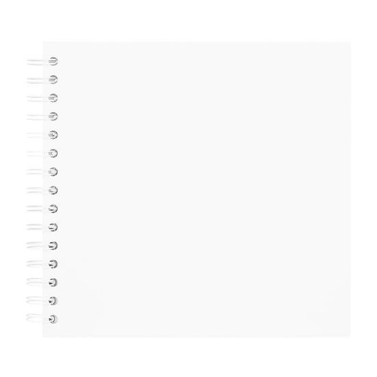 7-Inch Scrapbook Photo Album 40 Pages Twin-wire Binding DIY Hard Cover Spiral Wedding Travel Baby Shower Children