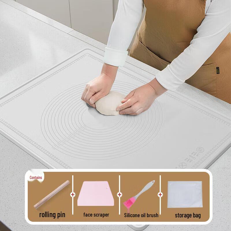 JingJingRS Food-Grade Silicone Kneading & Baking Mat