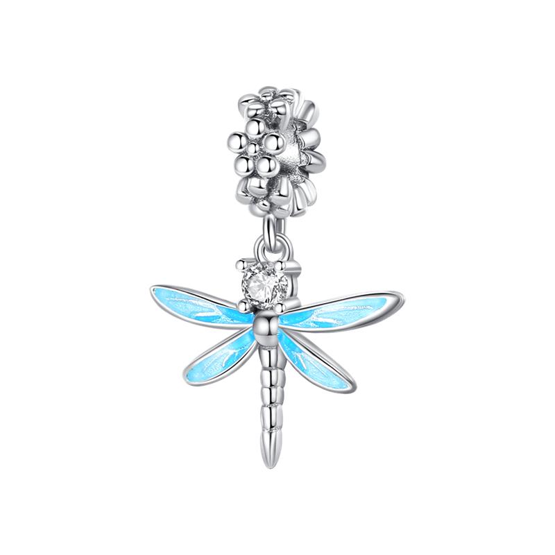 copper Unicorn Fairy Insect Flower Bead Charms Suitable Compatible With Pandora Authentic Bracelets Diy Jewellery Birthday Gift Anniversary