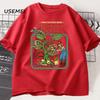 Carnivorous Plant Printed Tshirts Unisex Breathable Cotton Short Sleeve T Shirt Summer Loose Casual Male Tshirt High Quality Tees