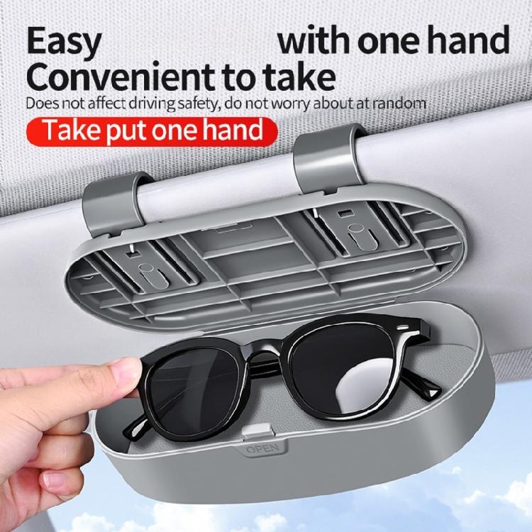 Автомобильные солнцезащитные козырьки для внедорожника Защитный чехол для хранения очков Солнцезащитные козырьки Держатель для очков Органайзеры для солнцезащитных очков Коробка Чехол для хранения