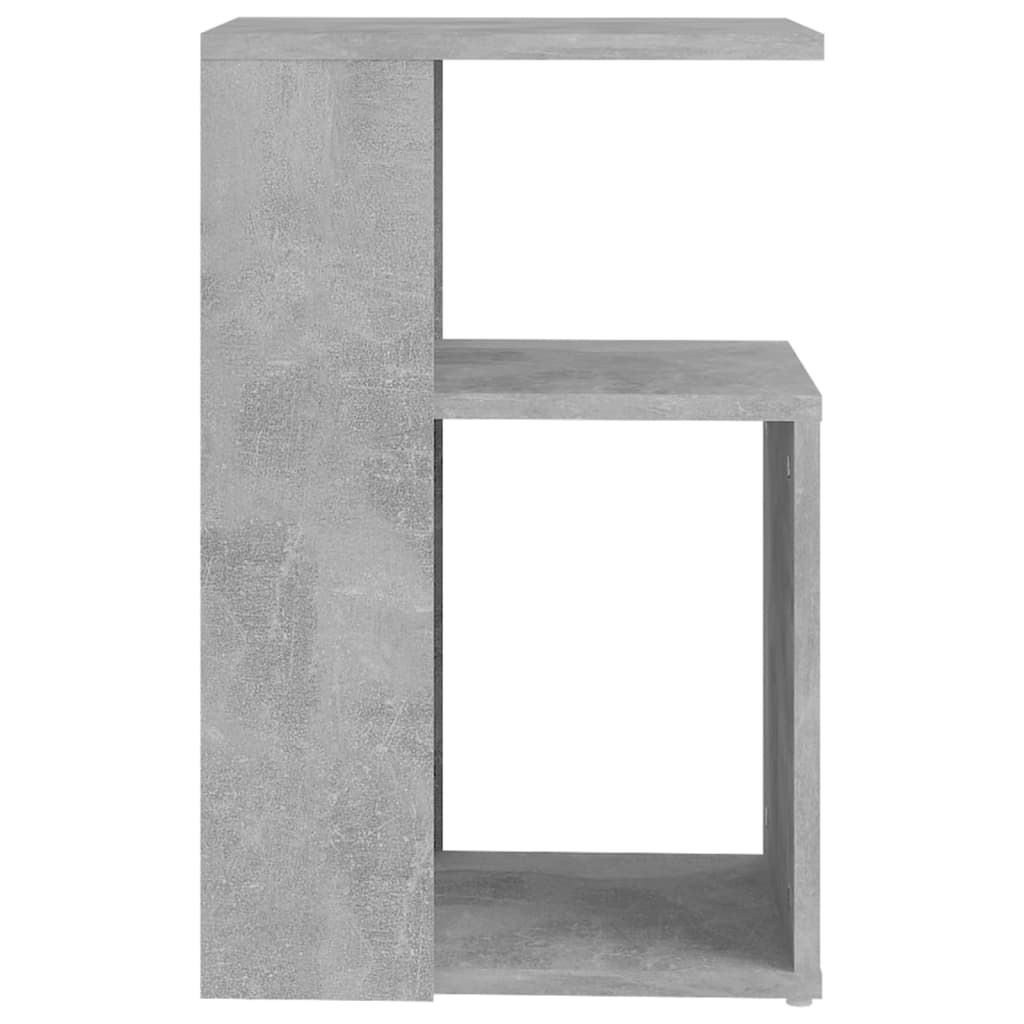 Side Table Concrete Grey 36x30x56 cm Engineered Wood