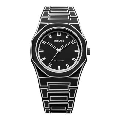Авторизованный дилер D1 Milano Watch PCBJ33 Поликарбонат Черный Эскиз Поликарбонат Мужские 40,5 мм