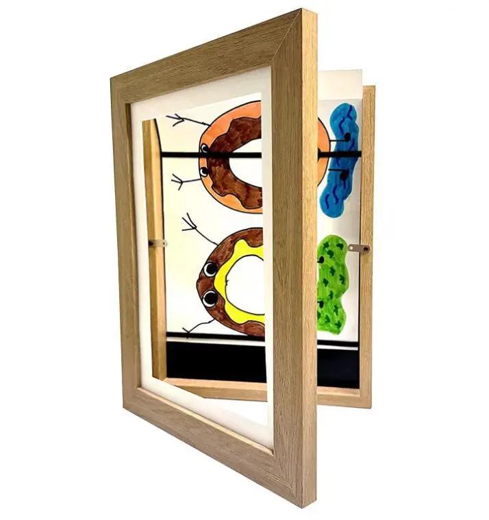 Kids Art Frames Magnetic Front Open Changeable Display Home Decor Kids Frametory For Poster Photo Drawing Paintings Pictures