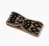 Retro Leopard Print Knitted Headband - Versatile, Warm & Non-Tightening Hair Accessory for Women
