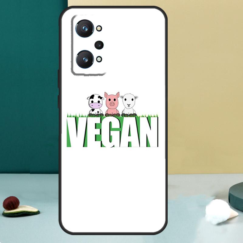 Веганский узор для чехла Realme GT 7 Pro GT 5 6 6T C67 C61 C55 C53 C51 C21Y C25S C75 10 11 12 13 14 Pro Plus