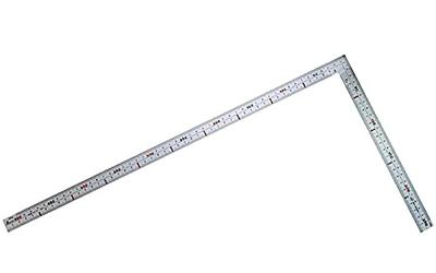 Изогнутый широкий, одинаковый размер на обоих внутренних торцах шкалы, контрольная точка JIS, серебристый, 50 см, 10034 (Шинва Сокутей) длина, пита, стороны,