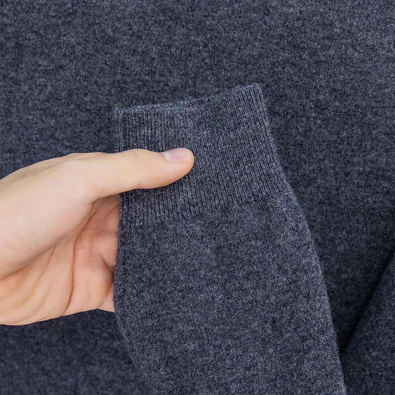 Мужской свитер Антонио из 100% австралийской шерсти с полуворотником-стойкой