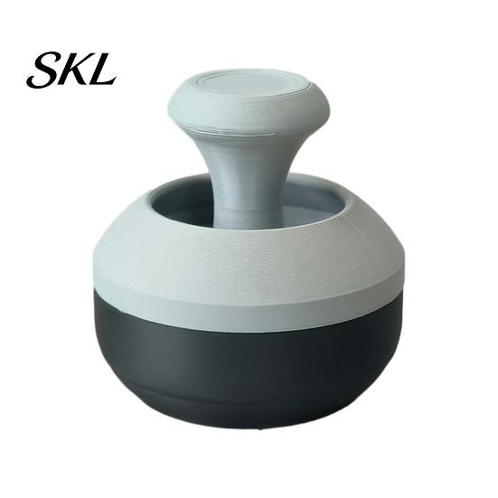 Decompression Toy 3D Printed Joystick Fidget Toy, Press & Rotate Thumb Stress Relief with Classroom Smooth Damping Action, Portable Desk for