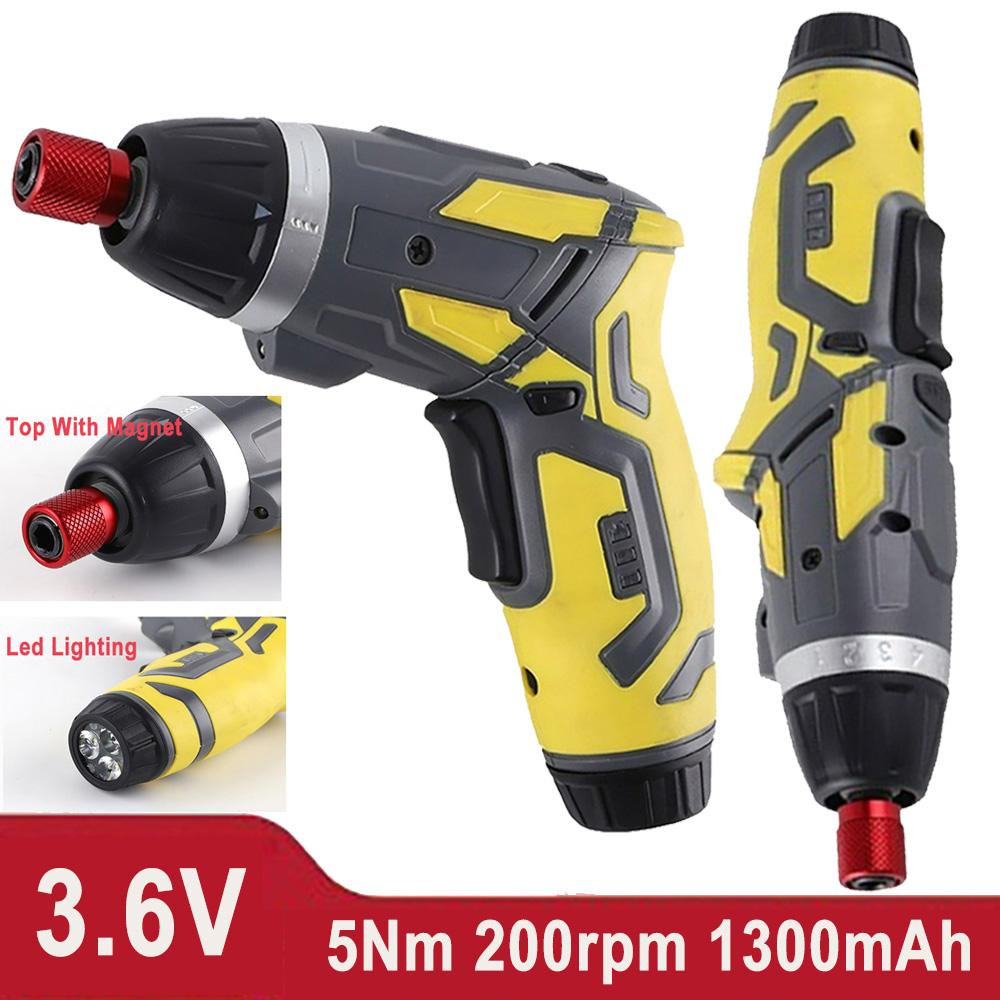 Бытовая электрическая отвертка, аккумуляторная аккумуляторная ударная дрель, мини-беспроводная электрическая дрель, набор отверток, электрическая партия