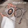 Чехол для OnePlus 13 13R ACE 5 Pro Подушка безопасности Ультрапрозрачный Гальванизированный Магнитный держатель Чехол для OnePlus 13 Противоударный чехол для телефона