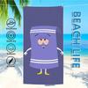 Пляжное полотенце с принтом Towelie, Высокоабсорбирующее быстросохнущее микрофибровое банное полотенце, Идеальный летний подарок для фанатов South Park Банное полотенце