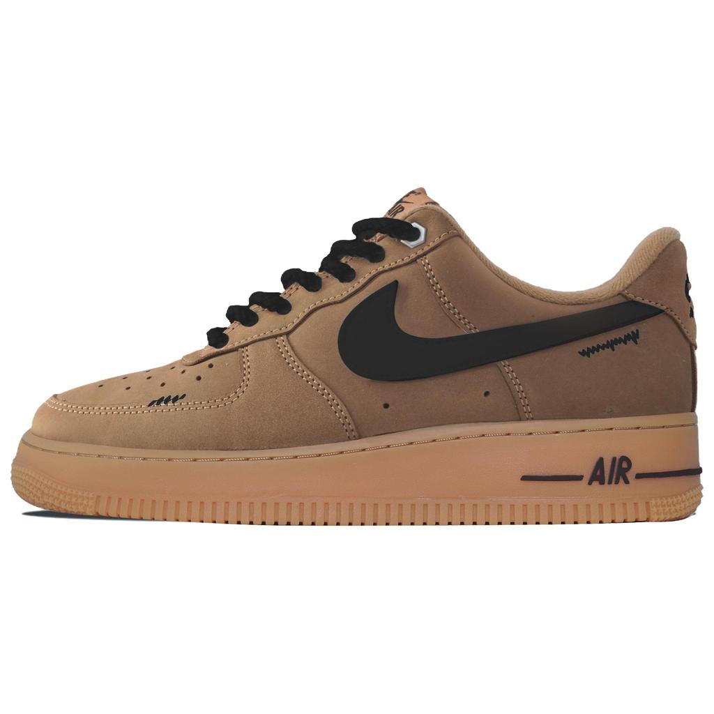 Nike Air Force 1 Нескользящие Износостойкие Нескользящие Износостойкие Низкие Скейтбордические Кроссовки Унисекс CJ9179-200(Team113-S-BOX)